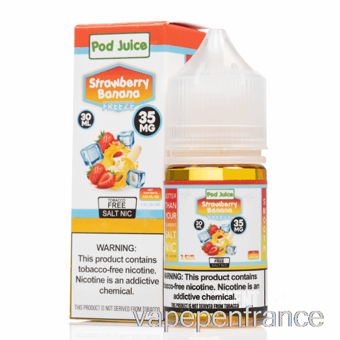 Congeler Fraise Banane - Jus De Dosette - 30 Ml 55 Mg Stylo Vape